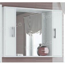 Шкаф-зеркало Francesca Eco 100 белый