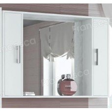 Шкаф-зеркало Francesca Eco 105 белый