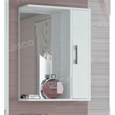 Шкаф-зеркало Francesca Eco 50 белый