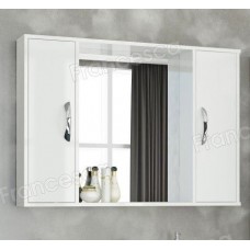 Шкаф-зеркало Francesca Eco Max 100 белый