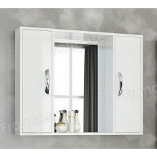 Шкаф-зеркало Francesca Eco Max 90 белый