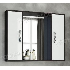 Шкаф-зеркало Francesca Eco Max 90 белый-венге
