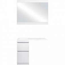 Комплект мебели Style Line Даллас 110 Люкс Plus напольная белая