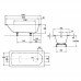Стальная ванна Kaldewei Eurowa 312-1