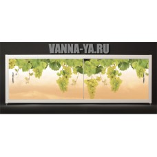 Экран под ванну Francesca Elite Виноградная лоза 140-180 см (Антискользящее Основание)