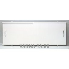  Экран под ванну раздвижной Francesca Luxe 1.5,1.7,1.8 белый (Антискользящее Основание) 