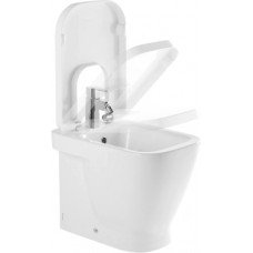 Биде напольное Sanindusa Look с крышкой, с микролифтом